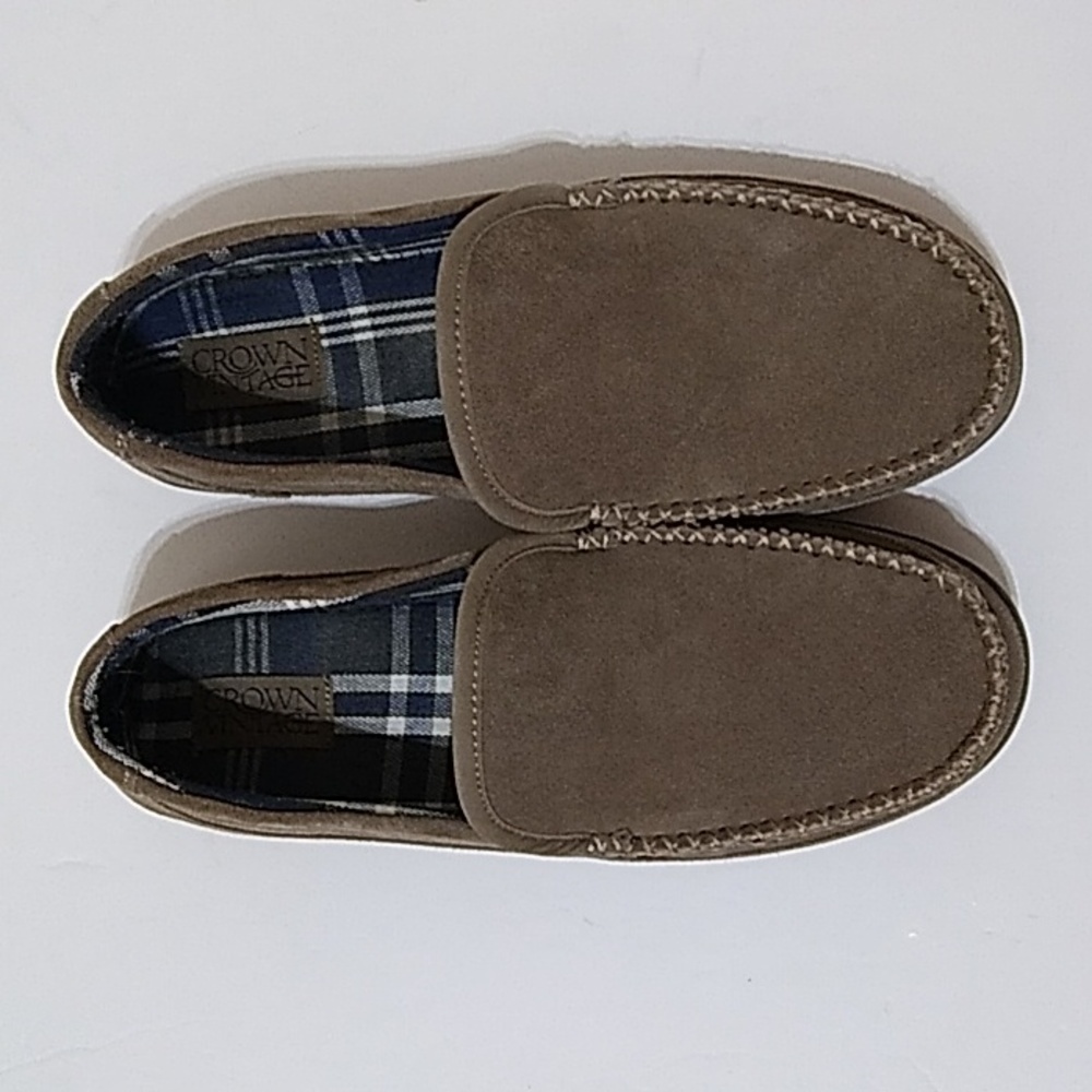 Crown Vintage Denali Men's Moccasin Slippers - Picture 3 of 8